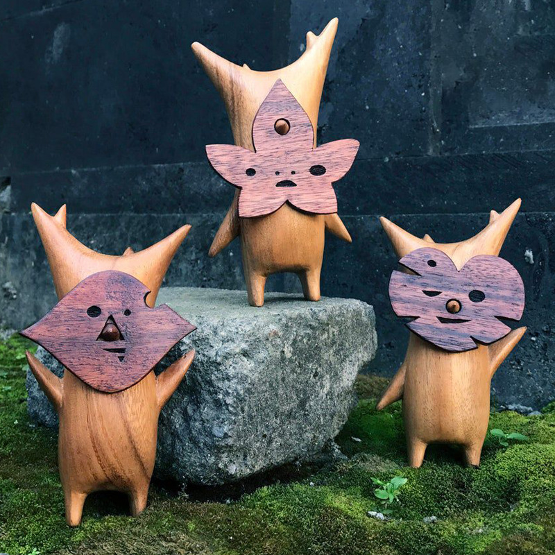 Korok Statue Wooden Korok Family Handicraft Craft Gift for Game Lovers Zelda Breath of The Wild 1 - Korok Plush